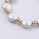 Opaque Glass Beads Strands EGLA-K013-PL-05G-3