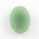 Óvalo cabuchones de piedras preciosas de aventurina verde X-G-R221-02-2