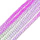 Прозрачный градиент цвета стеклянные бусины пряди GLAA-H021-01B-21-2