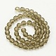 Faceted Glass Round Beads Strands X-GF6mmC38-2