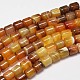 Column Natural Striped Agate/Banded Agate Bead Strands G-M258-43-1