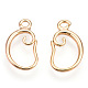 Brass Earring Hooks KK-I649-05G-NF-1