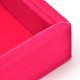 Legno gioielli cuboide scatole di presentazione ODIS-L001-02A-3