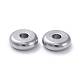 304 Stainless Steel Spacer Beads STAS-E466-33P-2