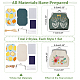 WADORN 2 Sets DIY Coin Purse Embroidery Making Kit DIY-WR0001-55-2