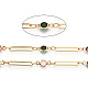 Real 16K Gold Plated Brass Oval Link Chains CHC-TADZ0001-01G-4