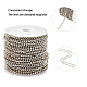SUNNYCLUE 32 Feet Platinum Color Ball Chains Link Spool Bulk Necklace Jewelry Making Chains with Brass Ball Chain Connectors for Necklaces Bracelets Pendant Jewelry Making CHC-SC0001-02P-5