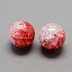 Perles acryliques craquelées transparentes à deux tons CACR-R009-14mm-02-1