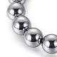 Terahertz Stone Beads Stretch Bracelets BJEW-L666-01B-2