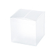 Boîte de faveur rectangle en pvc givré boîte-cadeau de friandises CON-BC0006-37-1