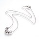 304 Stainless Steel Pendant Necklaces and Dangle Earrings Jewelry Sets SJEW-JS00995-2