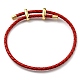 Bracelets en cuir tressé BJEW-G675-06G-15-1