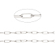 304 Stainless Steel Paperclip Chains CHS-F010-01B-P-1