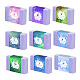 Pandahall elite 90 piezas 9 estilo cielo estrellado tema hecho a mano etiqueta de papel de jabón DIY-PH0005-80-3