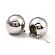 Brass Hoop Earrings EJEW-D273-01P-2