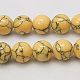 Chapelets de perles en turquoise synthétique TURQ-H038-14mm-M-5