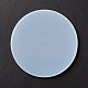 DIY Flat Round Cup Mat Silicone Molds X-DIY-E036-02-4