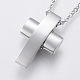 304 Stainless Steel Pendant Necklaces NJEW-K107-23A-2