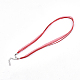 Waxed Cord and Organza Ribbon Necklace Making NCOR-T002-162-2