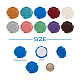 20 pièces autocollants de sceau de cire adhésifs 10 couleurs DIY-TA0003-47-3