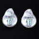 Cuentas de perlas de imitación de plástico abs impresas 3d KY-S163-419-3