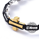 Adjustable Nylon Thread Braided Bead Bracelets BJEW-JB05177-02-4