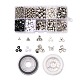 Kit fai da te per la creazione di braccialetti con lettere e perline DIY-FS0002-52-1