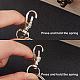 SUPERFINDINGS 80Pcs 2 Style Alloy & Iron Swivel Lobster Claw Clasps FIND-FH0001-26-2