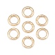 Brass Spring Gate Rings KK-T014-90G-1