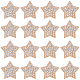 GORGECRAFT 1 Box 16Pcs Star Shaped Rhinestone Buttons Crystal Light Gold Alloy Shank Button Replacement Decorative Buttons for DIY Sewing Crafts Sweater Uniform Jacket Clothing Hat Embellishments BUTT-GF0001-26KCG-1