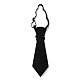 Krawatte aus Vliesstoff mit Weihnachtsmotiv AJEW-L092-A04-2