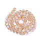 Chapelets de perles en pierre de lune synthétique G-F142-10mm-13-2