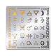 Stampini per stampi in acciaio inossidabile DIY-WH0279-137-1