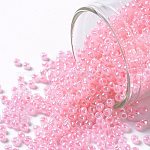 Toho perline rotonde, perline giapponesi, (908) perla di ceylon rosa baby, 11/0, 2.2mm, Foro: 0.8 mm, circa 1110pcs/10g