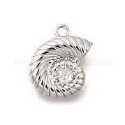 Латунные подвески из прозрачного кубического циркония KK-C096-14C-P