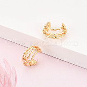 Серьги-манжеты из латуни KK-T074-42G