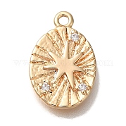 Латунные микро проложить кубического циркония подвески KK-U038-20G