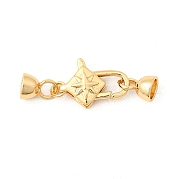 Латунный микро pave прозрачный кубический цирконий лобстер KK-U059-53G