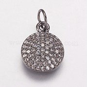 Латунь подвески циркония кубической KK-P134-25B