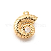 Латунные подвески из прозрачного кубического циркония KK-C096-14C-G