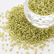 Цилиндрические стеклянные шарики флуоресцентного цвета SEED-S047-P-008