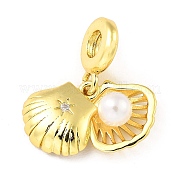 Подвеска из латуни с микропаве из кубического циркония KK-H456-14G