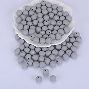 Круглые силиконовые фокусные бусины SI-JX0046A-99