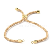Изготовление браслетов из хлопка KK-F758-03W-G