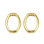 Овальные латунные застежки-крутилки KK-I358-026G