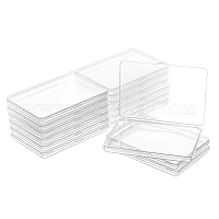 12 Pack 3.5X2.4X1.2 Inches Rectangular Clear Plastic Bead Storage