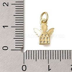 Gestell Messing micro ebnen Zirkonia Anhänger&nbsp;ZIRC-F142-22G