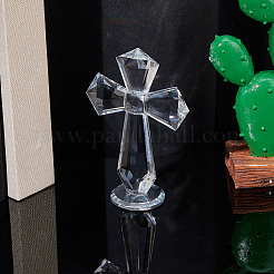 Ornamenti da esposizione in vetro incrociato&nbsp;DJEW-WH0103-021B