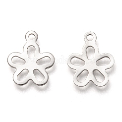 Anlaufgeschützte Charms aus Edelstahl 201&nbsp;STAS-C017-21P