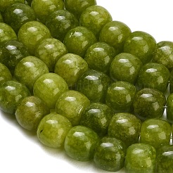 Gefärbt natürlichen weißen Jade Perlen Stränge&nbsp;GG-CBA88FB-01C
